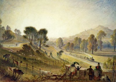 Bath from Bathampton by Thomas Francis Dicksee